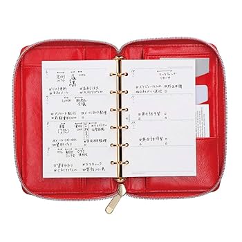 Amazon.co.jp: ミニ6穴 ラウンドジップ リング径13mm 【レッド